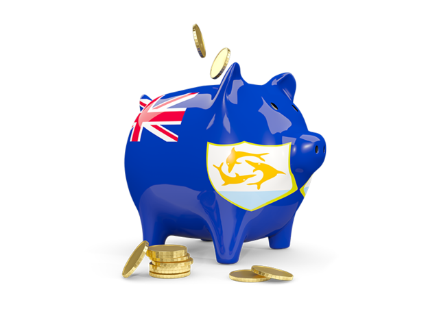 Piggy bank. Download flag icon of Anguilla at PNG format