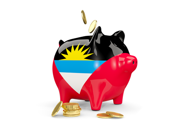 Piggy bank. Download flag icon of Antigua and Barbuda at PNG format
