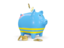 Aruba. Piggy bank. Download icon.