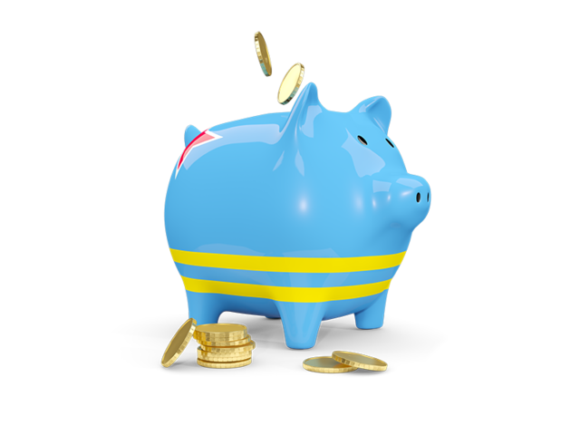 Piggy bank. Download flag icon of Aruba at PNG format
