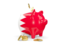 Bahrain. Piggy bank. Download icon.