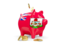 Bermuda. Piggy bank. Download icon.