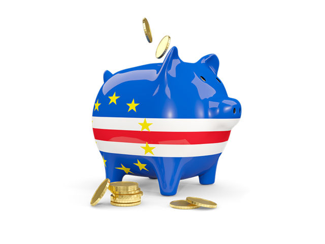 Piggy bank. Download flag icon of Cape Verde at PNG format