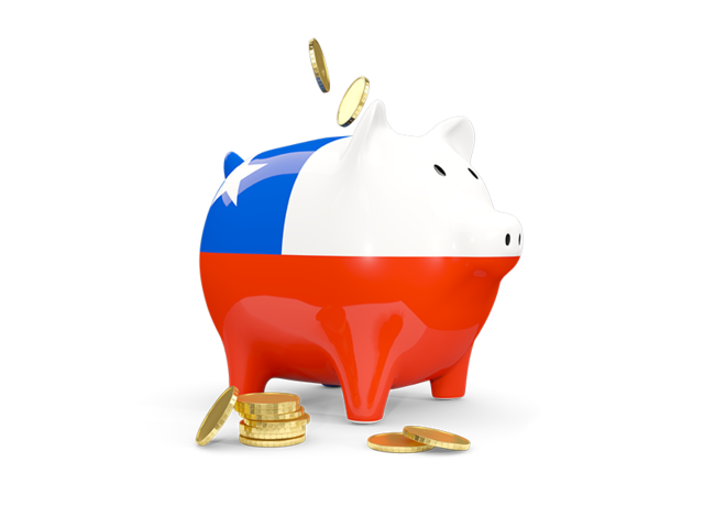 Piggy bank. Download flag icon of Chile at PNG format