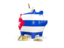 Cuba. Piggy bank. Download icon.