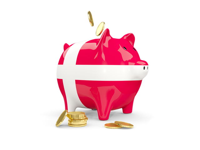 Piggy bank. Download flag icon of Denmark at PNG format