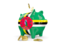 Dominica. Piggy bank. Download icon.