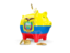 Ecuador. Piggy bank. Download icon.