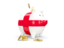 England. Piggy bank. Download icon.