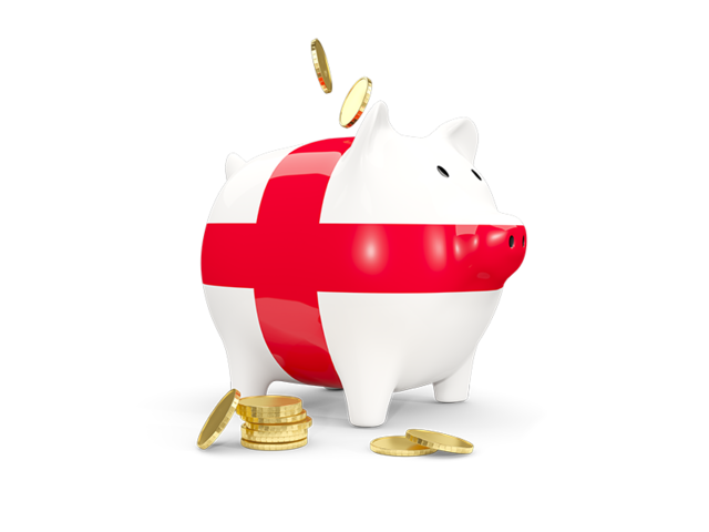 Piggy bank. Download flag icon of England at PNG format