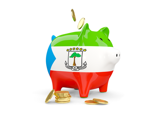 Piggy bank. Download flag icon of Equatorial Guinea at PNG format