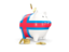 Faroe Islands. Piggy bank. Download icon.