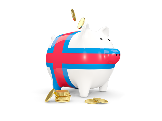 Piggy bank. Download flag icon of Faroe Islands at PNG format