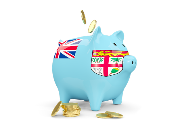 Piggy bank. Download flag icon of Fiji at PNG format
