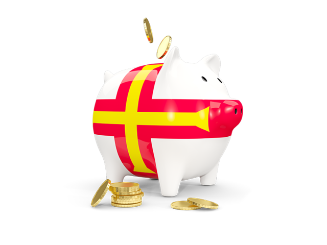 Piggy bank. Download flag icon of Guernsey at PNG format