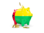 Guinea-Bissau. Piggy bank. Download icon.