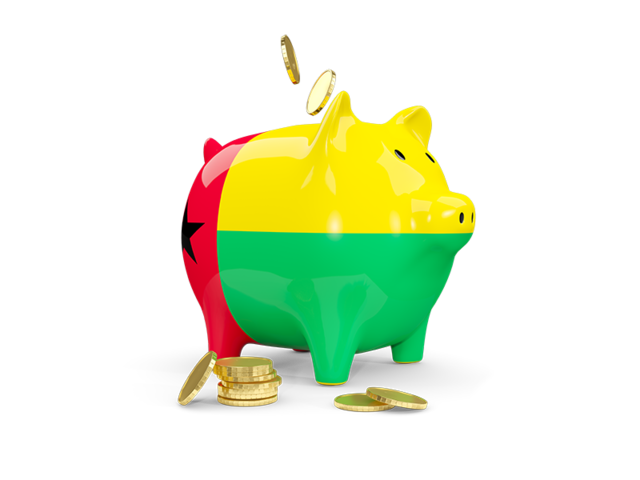 Piggy bank. Download flag icon of Guinea-Bissau at PNG format