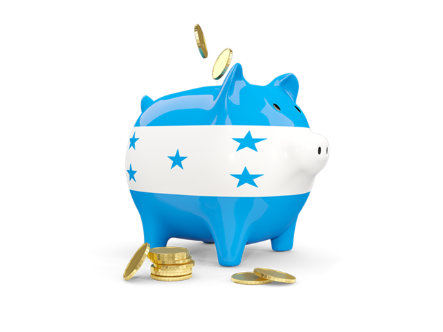 Piggy bank. Download flag icon of Honduras at PNG format
