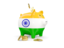 India. Piggy bank. Download icon.