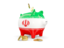 Iran. Piggy bank. Download icon.