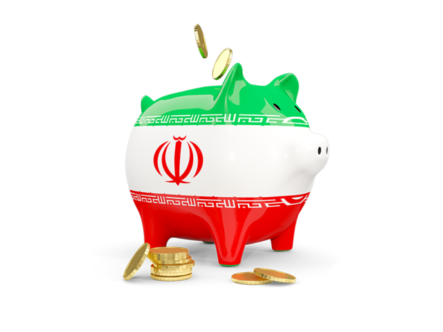 Piggy bank. Download flag icon of Iran at PNG format