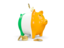 Ireland. Piggy bank. Download icon.