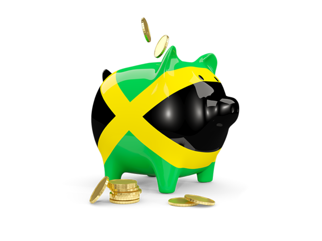 Piggy bank. Download flag icon of Jamaica at PNG format