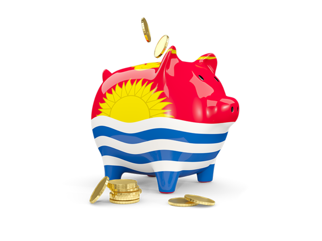 Piggy bank. Download flag icon of Kiribati at PNG format