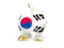 South Korea. Piggy bank. Download icon.