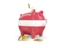 Latvia. Piggy bank. Download icon.