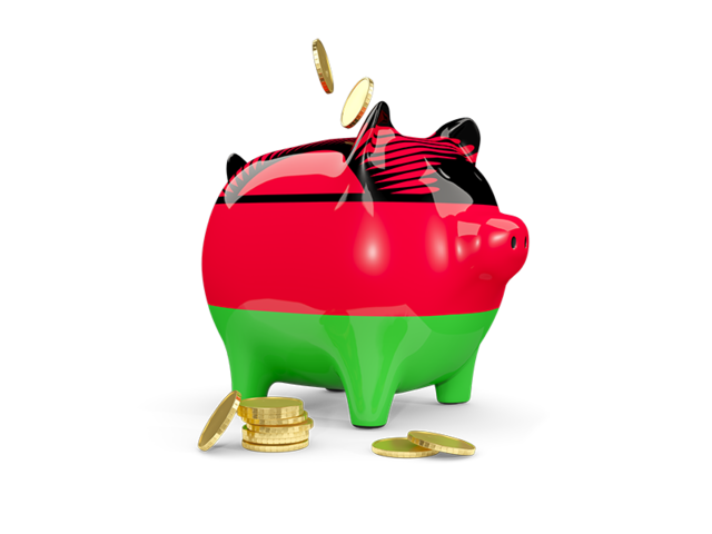 Piggy bank. Download flag icon of Malawi at PNG format