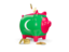 Maldives. Piggy bank. Download icon.