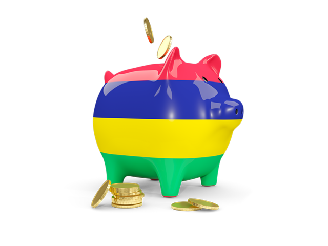 Piggy bank. Download flag icon of Mauritius at PNG format