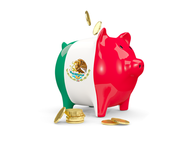 Piggy bank. Download flag icon of Mexico at PNG format