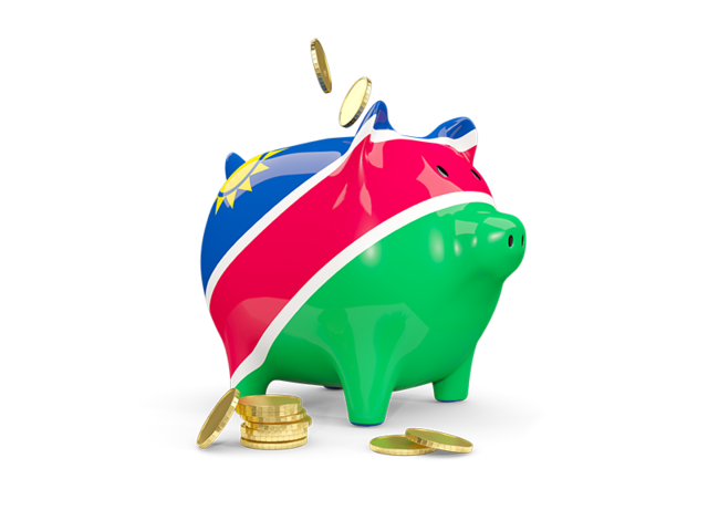 Piggy bank. Download flag icon of Namibia at PNG format