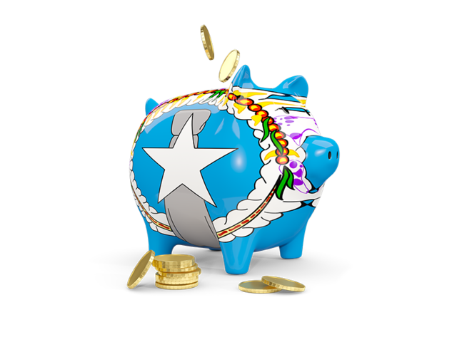 Piggy bank. Download flag icon of Northern Mariana Islands at PNG format