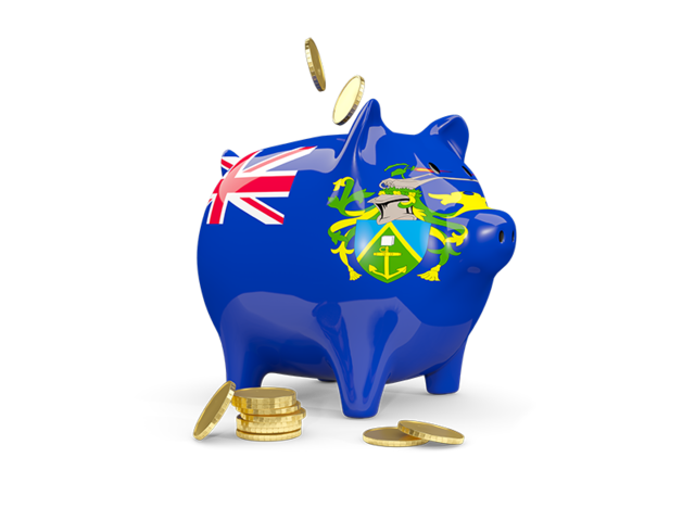 Piggy bank. Download flag icon of Pitcairn Islands at PNG format