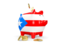 Puerto Rico. Piggy bank. Download icon.