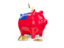 Samoa. Piggy bank. Download icon.