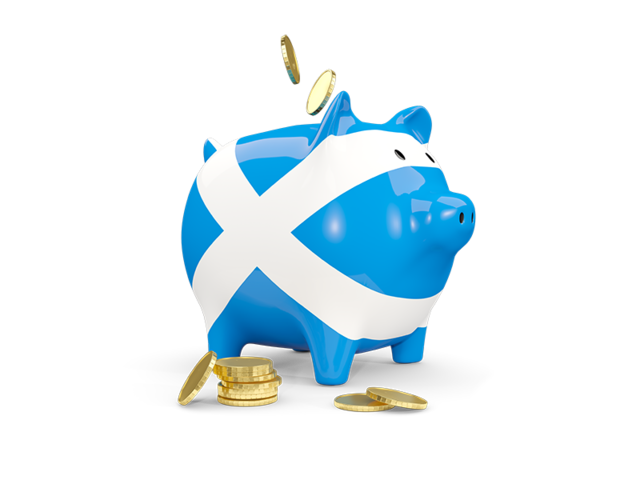 Piggy bank. Download flag icon of Scotland at PNG format