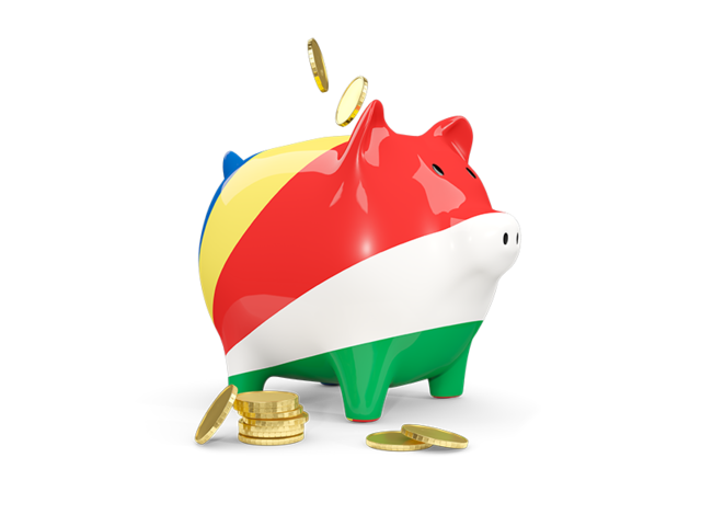 Piggy bank. Download flag icon of Seychelles at PNG format
