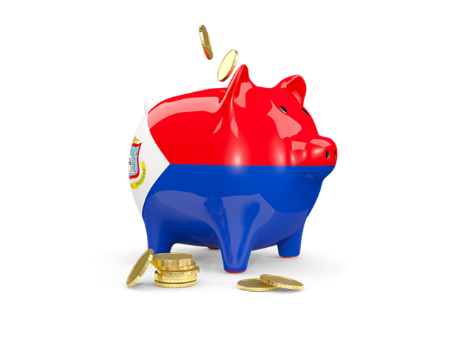 Piggy bank. Download flag icon of Sint Maarten at PNG format