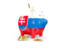 Slovakia. Piggy bank. Download icon.