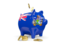 South Georgia and the South Sandwich Islands. Piggy bank. Download icon.