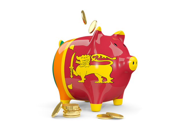 Piggy bank. Download flag icon of Sri Lanka at PNG format