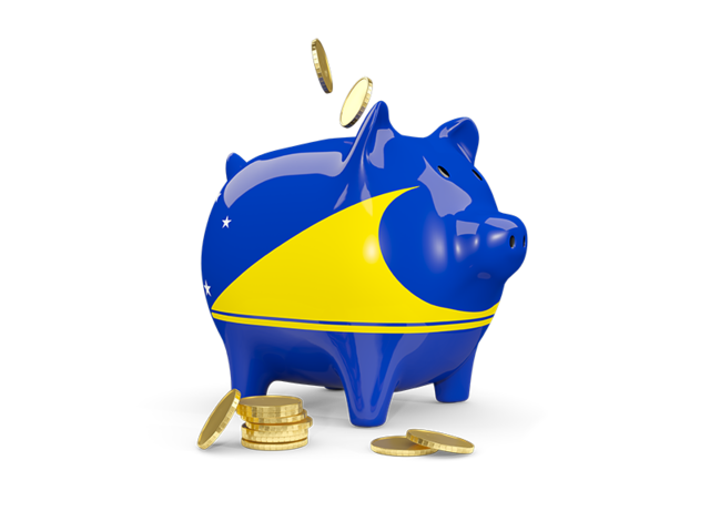 Piggy bank. Download flag icon of Tokelau at PNG format