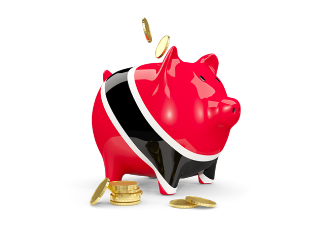 Piggy bank. Download flag icon of Trinidad and Tobago at PNG format