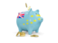 Tuvalu. Piggy bank. Download icon.