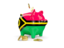 Vanuatu. Piggy bank. Download icon.