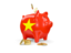 Vietnam. Piggy bank. Download icon.